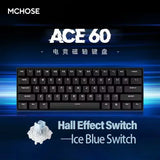 Hall Effect 68 Key Magnetic Gaming Keyboard Topographic RGB ACE60-No RGB-Black Fast Ship - Tophatter Daily Deals
