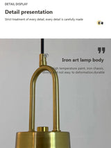 Japandi Glass Pendant Light Japanese Nordic Hanging Lamp Warm - Tophatter Daily Deals