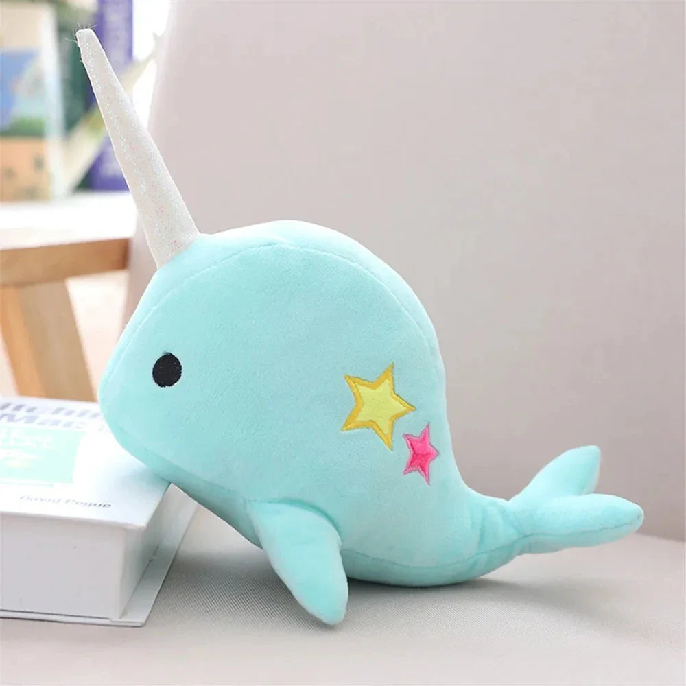 Narwhal Whale Star Plush Toy Animals - Tophatter Daily Deals