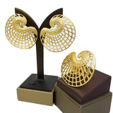 18K Gold Plated Earrings and Ring Set (Model 2) Apparel & Accessories > Jewelry > Jewelry Sets - Tophatter Daily Deals