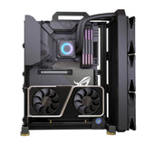 Open Frame Aluminum PC Case Rack EATX Water Cooling - Tophatter Daily Deals