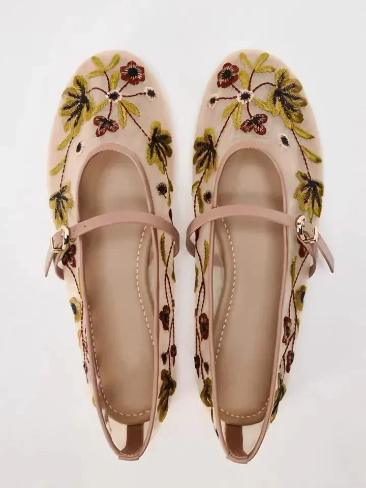 Breathable Womens Ballet Flats - Mary Jane, Mesh, Summer - Tophatter Daily Deals