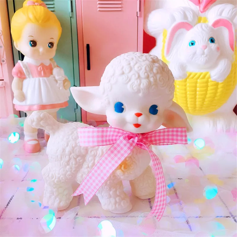 Classic Baby Girl Doll Cute Latex Rubber Baby Kids Office Decor Animals - Tophatter Daily Deals