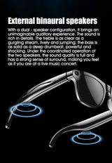 4K AI Smart Camera Glasses Photochromic Travel Handsfree - Tophatter Daily Deals