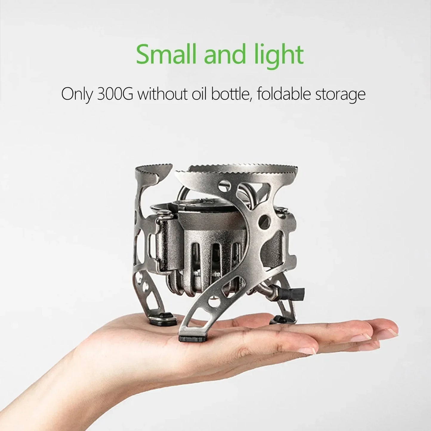 Multi-Fuel Gas Camping Stove Silver Camp Cooking - Tophatter Daily Deals