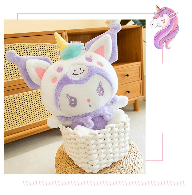 Sanrio Kuromi Unicorn Plush Toy Anime - Tophatter Daily Deals