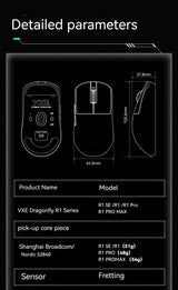 Gaming Mouse Wireless Lightweight Ambidextrous 26000 DPI - Tophatter Daily Deals