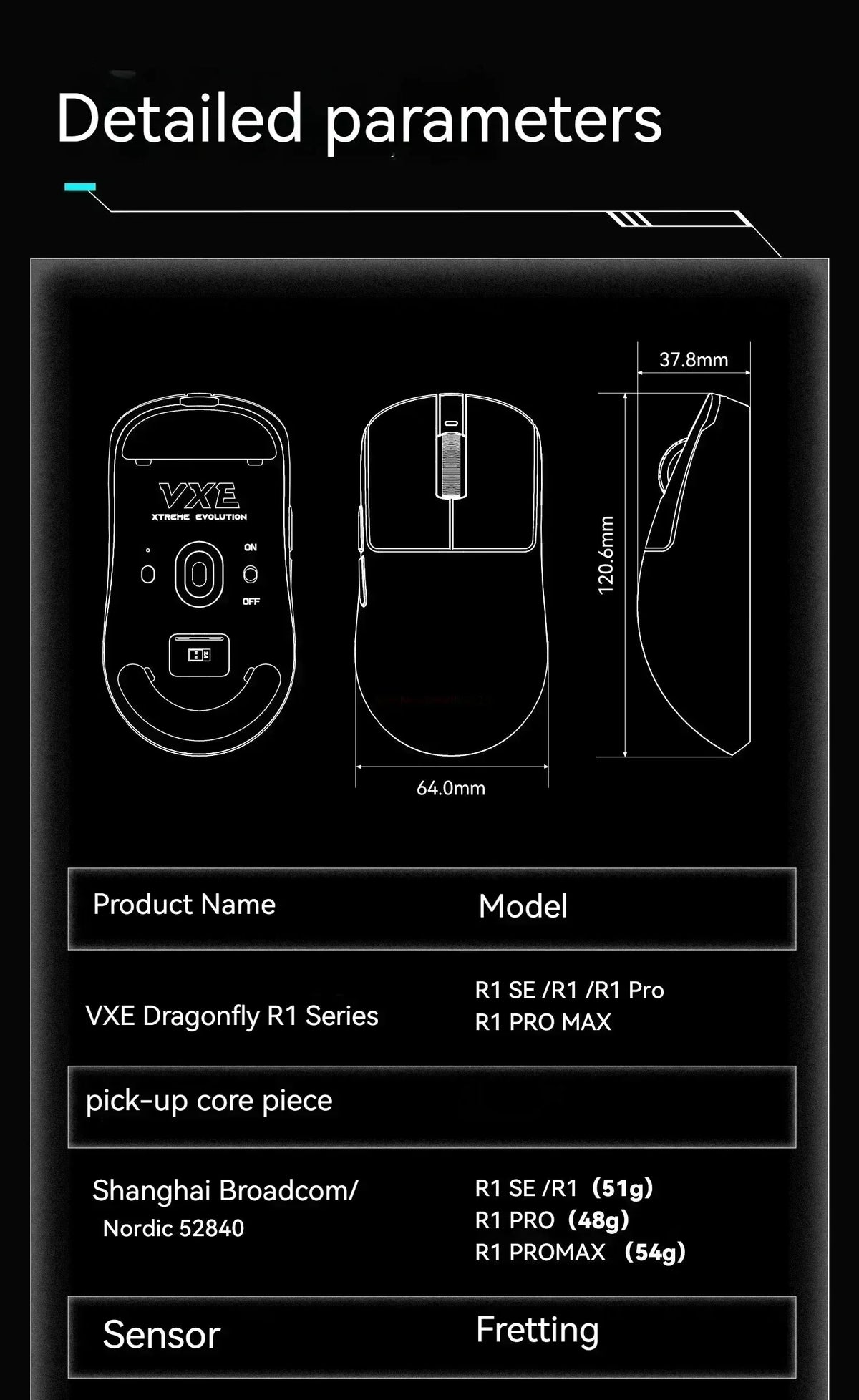 Gaming Mouse Wireless Lightweight Ambidextrous 26000 DPI - Tophatter Daily Deals