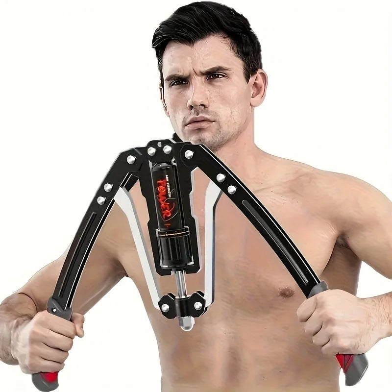 Adjustable Hydraulic Arm Exerciser Black Fitness - Tophatter Daily Deals
