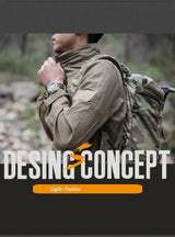 Lightweight Men’s Jacket - Tactical Zip, Polyester, Summer - Tophatter Daily Deals