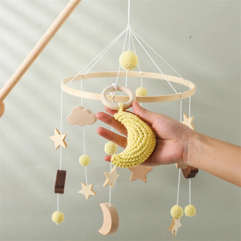 Hot Air Balloon Crib Mobile Newborn Sensory Toys Soothing - Tophatter Daily Deals