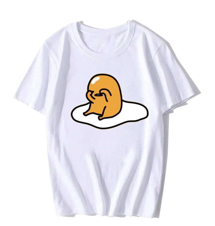Sanrio Gudetama Lazy Egg T-shirt Japanese Fried Egg Gudetama K Food - Tophatter Daily Deals