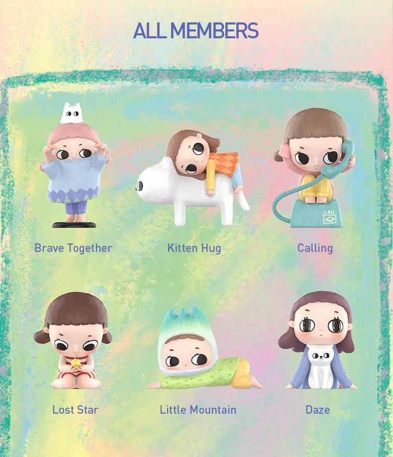 Genuine Pop Mart Nyota's Fluffy Life Series Blind Box Figure Animals - Tophatter Daily Deals