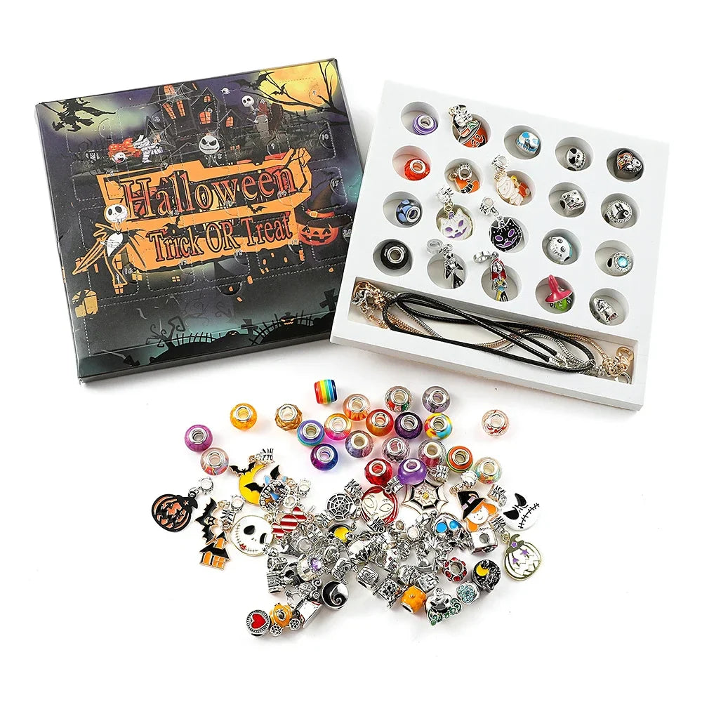 Halloween Blind Box Charm Bracelet Kit DIY Surprise - Tophatter Daily Deals