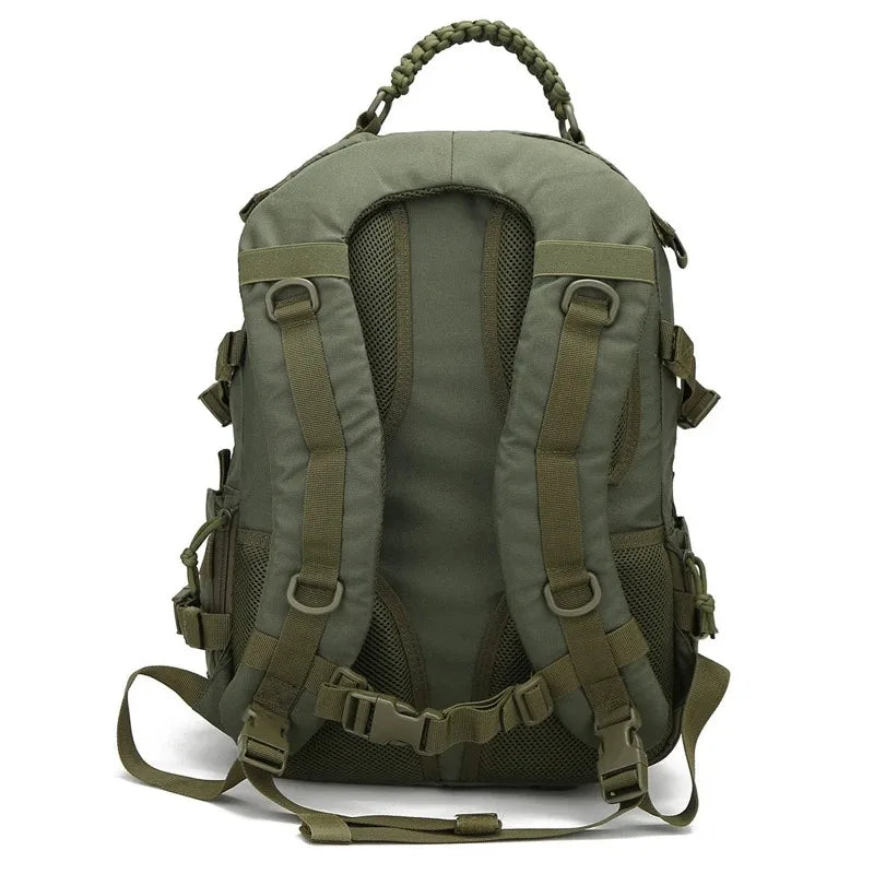 35L Waterproof Camo Hiking Backpack Green Backpacks - Tophatter Daily Deals