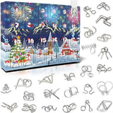 Christmas Advent Calendar 24 Gifts Cute Figure Toys - Tophatter Daily Deals