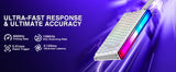 Mechanical 60 Percent Magnetic Switch Gaming Keyboard 8KHz - Tophatter Daily Deals