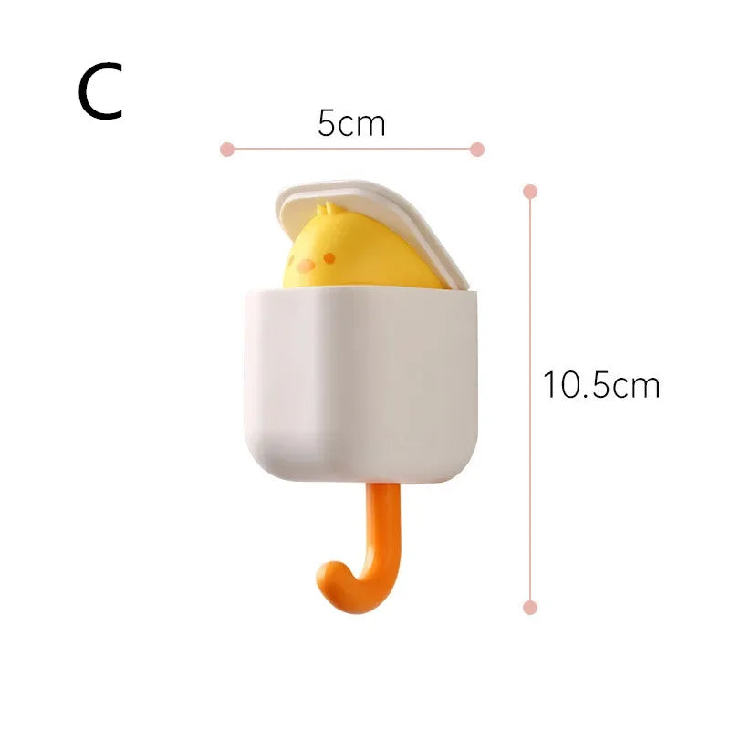 Cute Cat Wall Hooks for Keys White Duck Animals - Tophatter Daily Deals