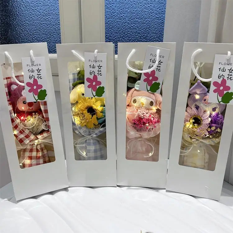 Sanrio Plush Bouquet Hello Kitty Kuromi Cinnamoroll My Melody Flowers - Tophatter Daily Deals