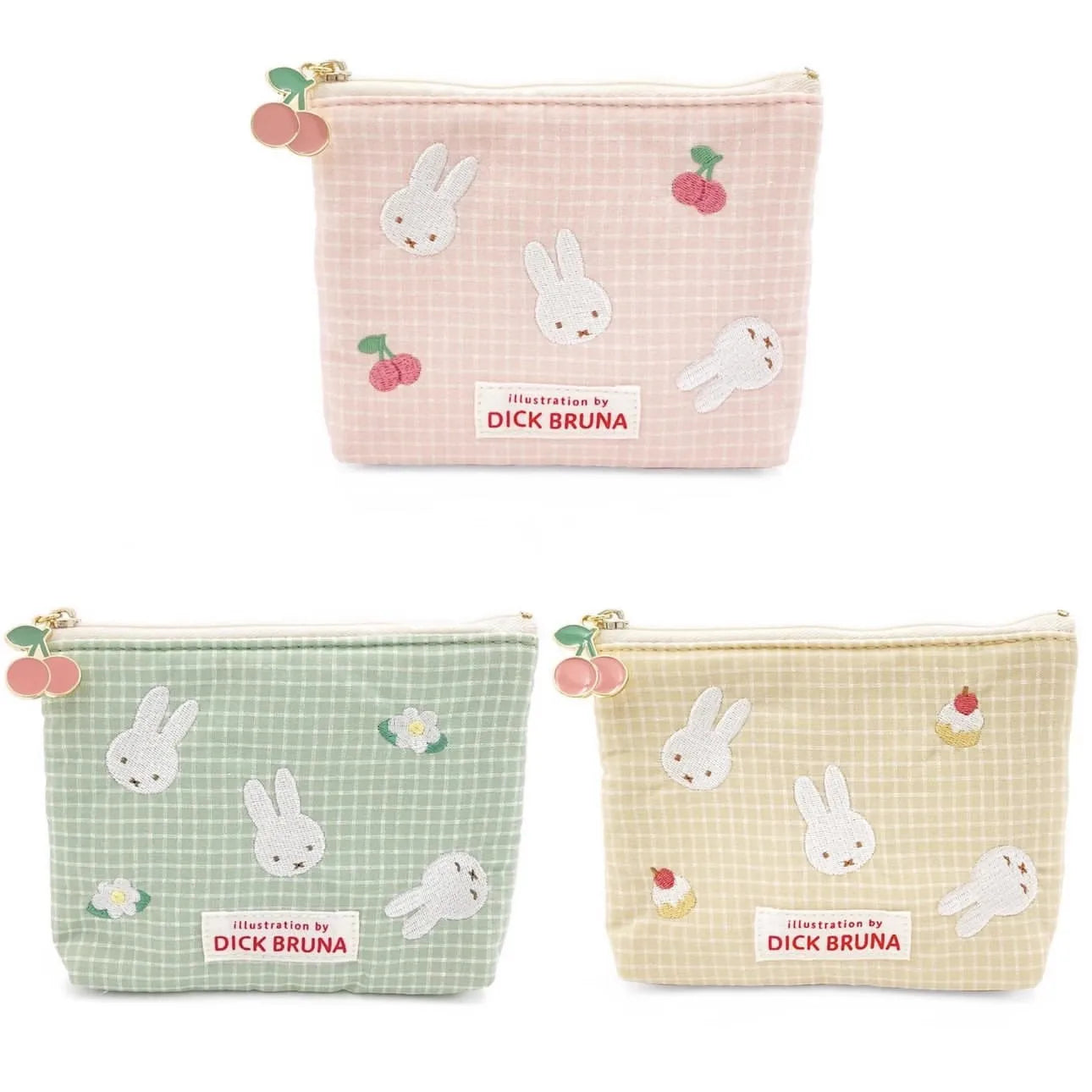 Miffy Embroidered Zipped Makeup Bag Animals - Tophatter Daily Deals