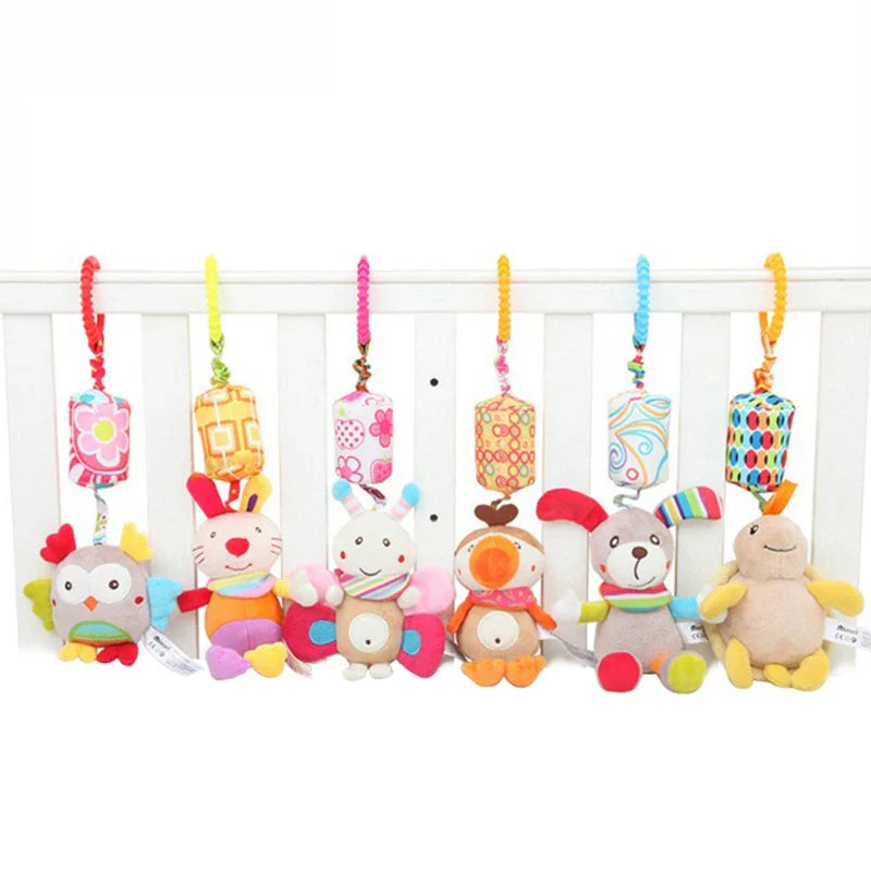 Baby Rattle Hanging Plush Toy Newborn Sensory Toys Gift - Tophatter Daily Deals
