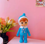 Classic Baby Girl Doll Cute Latex Rubber Baby Kids Office Decor Blue - 23cm Animals - Tophatter Daily Deals