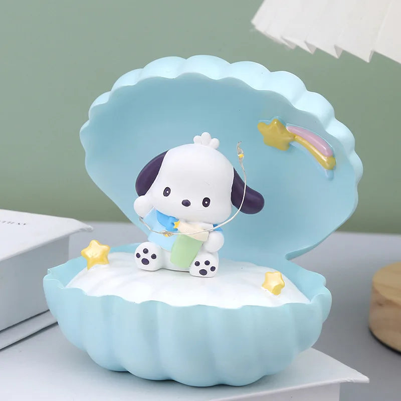 Sanrio Kuromi Cinnamoroll My Melody LED Shell Night Light Lamp Pochacco Anime - Tophatter Daily Deals