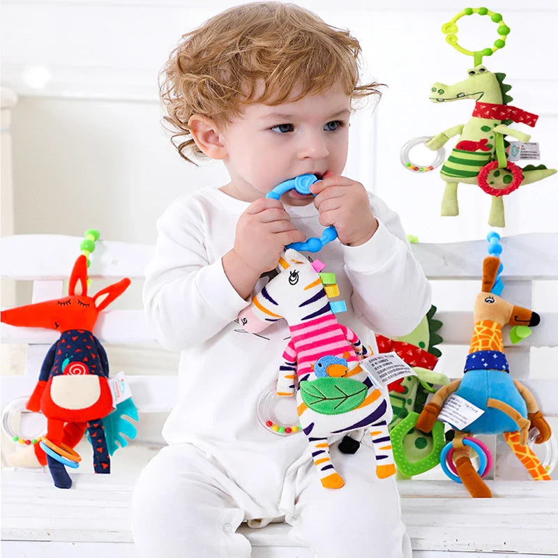 Giraffe Spiral Crib Toy Newborn Sensory Toys Rattle - Tophatter Daily Deals