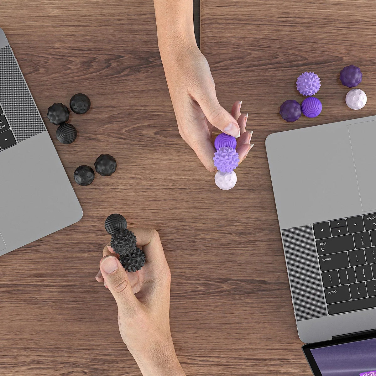 Magnetic Ball Fidget Toy Silicone Sensory Stress Relief - Tophatter Daily Deals