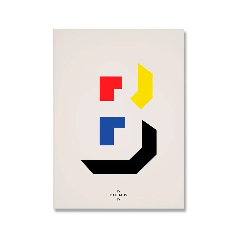 Bauhaus Canvas Wall Art Print Pink Quote Modern Nordic 14 - Tophatter Daily Deals