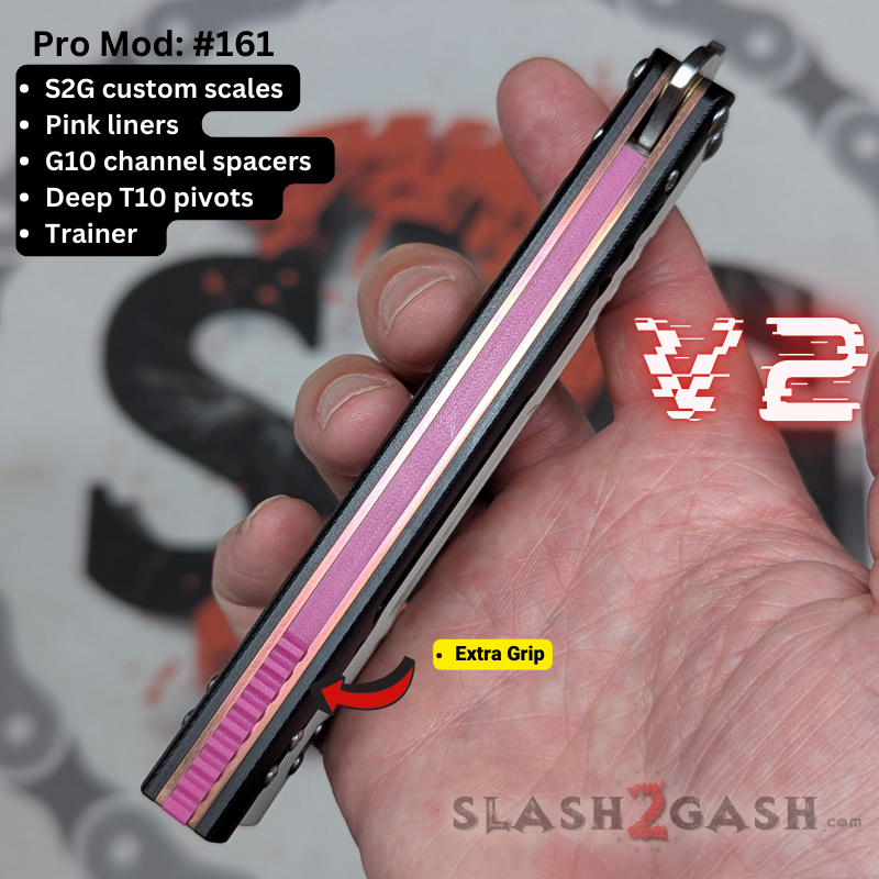 S2G FrankenREP V2 Balisong clone TITANIUM Butterfly Knife - V2 (G10) Knife-Balisong - Tophatter Daily Deals