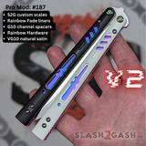 S2G FrankenREP V2 Balisong clone TITANIUM Butterfly Knife - V2 (G10) Knife-Balisong - Tophatter Daily Deals