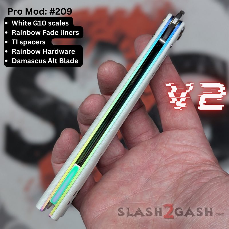 S2G FrankenREP V2 Balisong clone TITANIUM Butterfly Knife - V2 (G10) Knife-Balisong - Tophatter Daily Deals