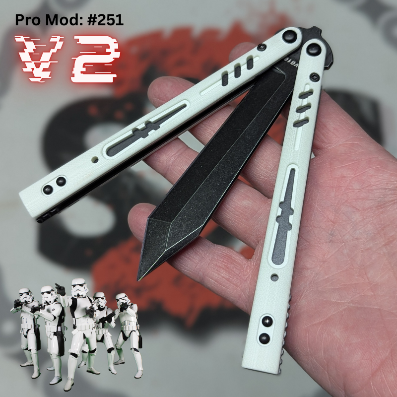 S2G FrankenREP V2 Balisong clone TITANIUM Butterfly Knife - V2 (G10) Knife-Balisong - Tophatter Daily Deals