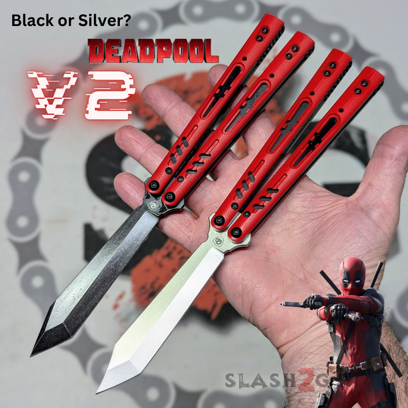 S2G FrankenREP V2 Balisong clone TITANIUM Butterfly Knife - V2 (G10) Knife-Balisong - Tophatter Daily Deals