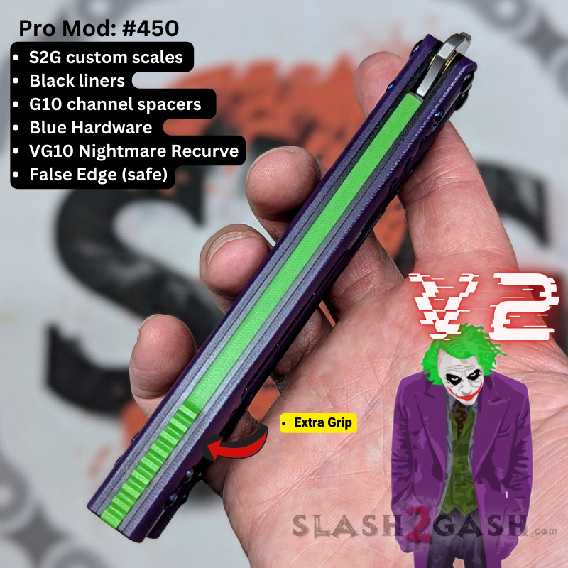S2G FrankenREP V2 Balisong clone TITANIUM Butterfly Knife - V2 (G10) Knife-Balisong - Tophatter Daily Deals