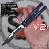 S2G FrankenREP V2 Balisong clone TITANIUM Butterfly Knife - V2 (G10) Knife-Balisong - Tophatter Daily Deals