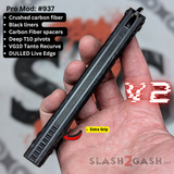 S2G FrankenREP Balisong clone TITANIUM Butterfly Knife - V2 (Carbon Fiber) Knife-Balisong - Tophatter Daily Deals