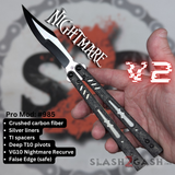 S2G FrankenREP Balisong clone TITANIUM Butterfly Knife - V2 (Carbon Fiber) Knife-Balisong - Tophatter Daily Deals