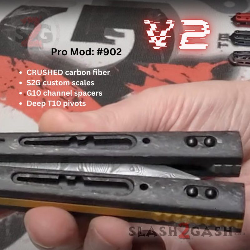 S2G FrankenREP V2 Balisong BUILD-A-KNIFE - (part 3 of 5) spacers Knife-Balisong - Tophatter Daily Deals