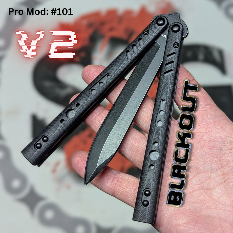 S2G FrankenREP V2 Balisong clone TITANIUM Butterfly Knife - V2 (G10) Knife-Balisong - Tophatter Daily Deals