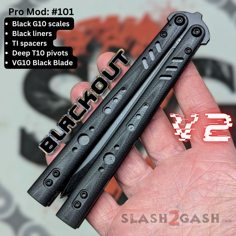 S2G FrankenREP V2 Balisong BUILD-A-KNIFE - (part 1 of 5) scales Knife-Balisong - Tophatter Daily Deals