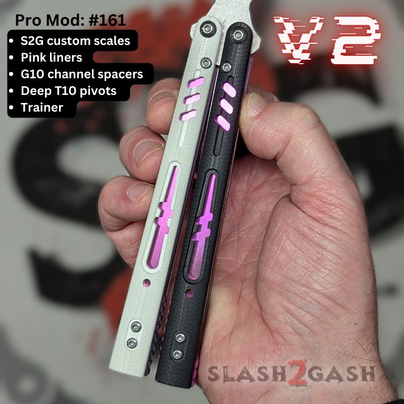 S2G FrankenREP V2 Balisong BUILD-A-KNIFE - (part 2 of 5) liners Knife-Balisong - Tophatter Daily Deals