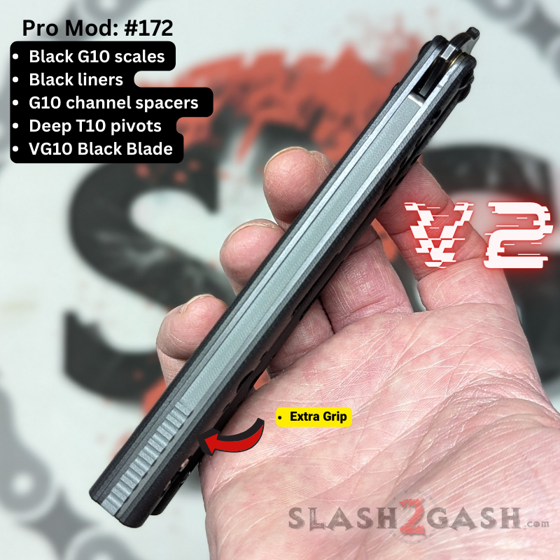 S2G FrankenREP V2 Balisong clone TITANIUM Butterfly Knife - V2 (G10) Knife-Balisong - Tophatter Daily Deals