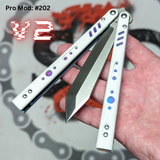 S2G FrankenREP V2 Balisong clone TITANIUM Butterfly Knife - V2 (G10) Knife-Balisong - Tophatter Daily Deals
