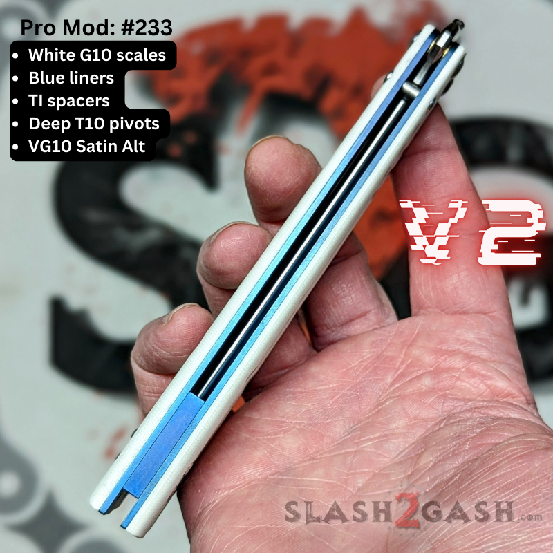 S2G FrankenREP V2 Balisong clone TITANIUM Butterfly Knife - V2 (G10) Knife-Balisong - Tophatter Daily Deals