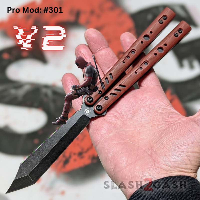 S2G FrankenREP V2 Balisong BUILD-A-KNIFE - (part 5 of 5) blades Knife-Balisong - Tophatter Daily Deals
