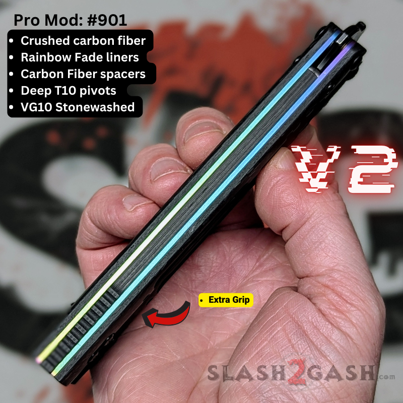 S2G FrankenREP V2 Balisong BUILD-A-KNIFE - (part 3 of 5) spacers Knife-Balisong - Tophatter Daily Deals