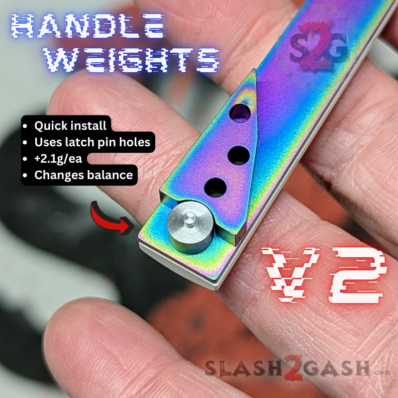 S2G FrankenREP Balisong clone TITANIUM Butterfly Knife - V2 (Carbon Fiber) Knife-Balisong - Tophatter Daily Deals