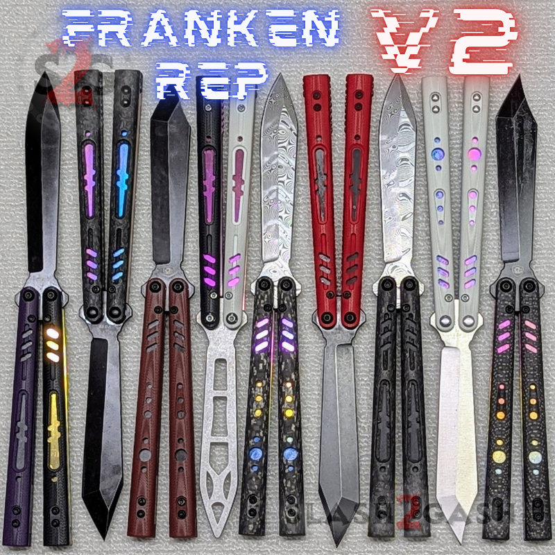 S2G FrankenREP V2 Balisong BUILD-A-KNIFE - (part 1 of 5) scales Knife-Balisong - Tophatter Daily Deals